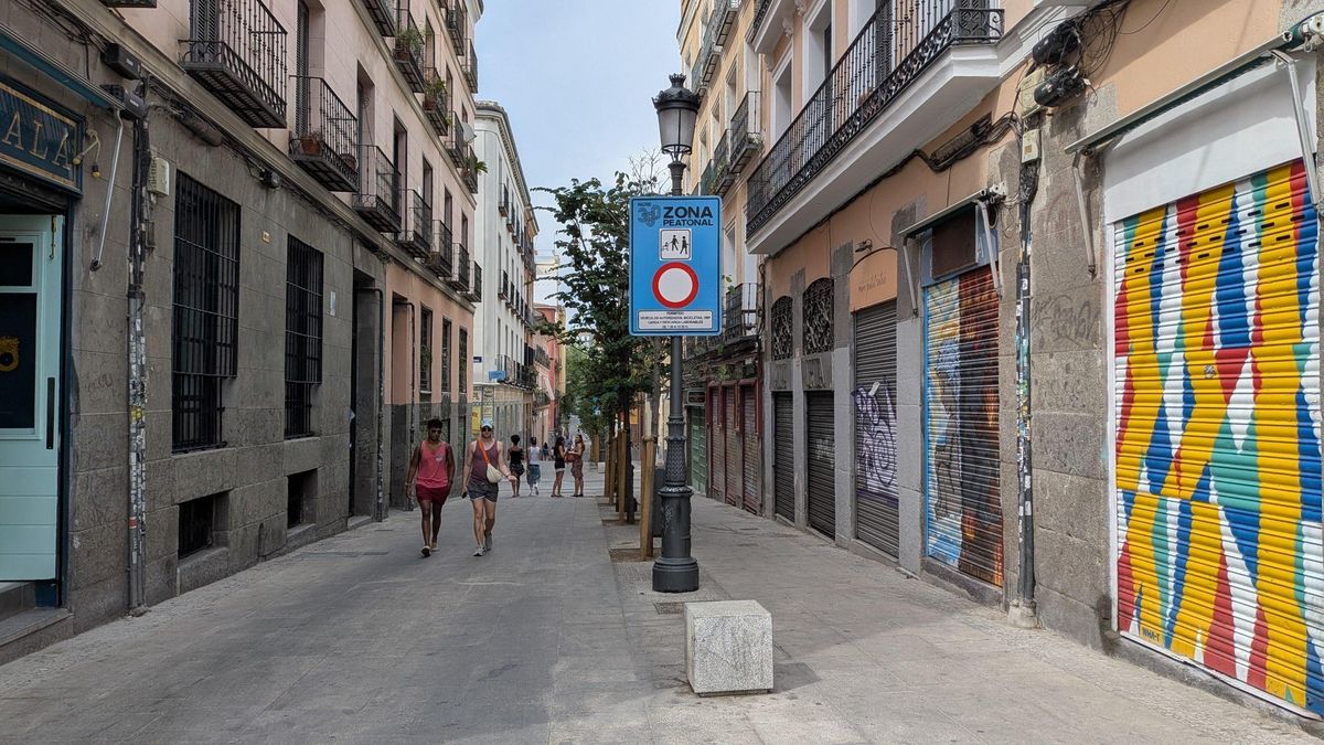 Peatonalización del inicio de la calle San Andrés