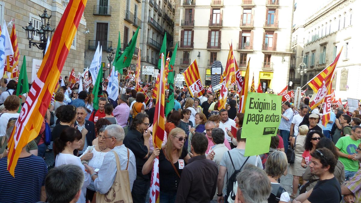 Un juez obligó recientemente a la Generalitat a devolver a funcionarios una parte de la paga extra de 2012