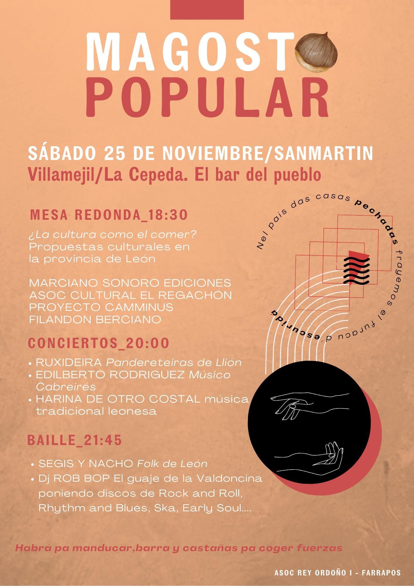 Magosto popular Villamejil.