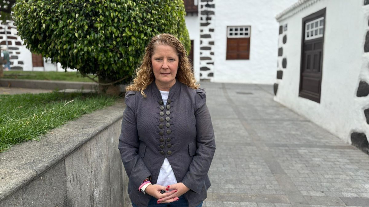 Raquel Díaz, diputada del PP por La Palma  en el Parlamento  de Canarias .