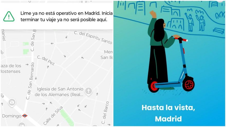Adiós definitivo a los patinetes de alquiler en Madrid: Lime y Dott se desconectan después del último revés judicial