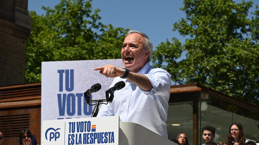 La Junta Electoral no autoriza por "electoralista" un acto de Azcón en Motorland tras el recurso de Sumar