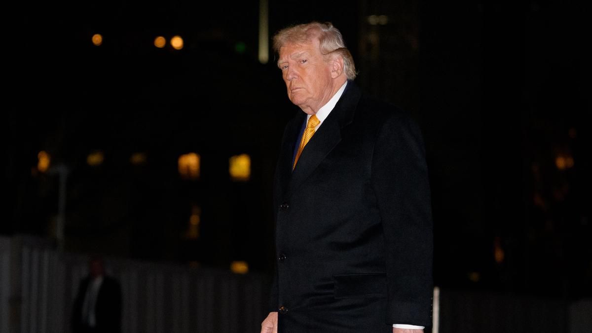 Donald Trump a su regreso a la Casa Blanca en Washington, el domingo 4 de enero de 2026.
