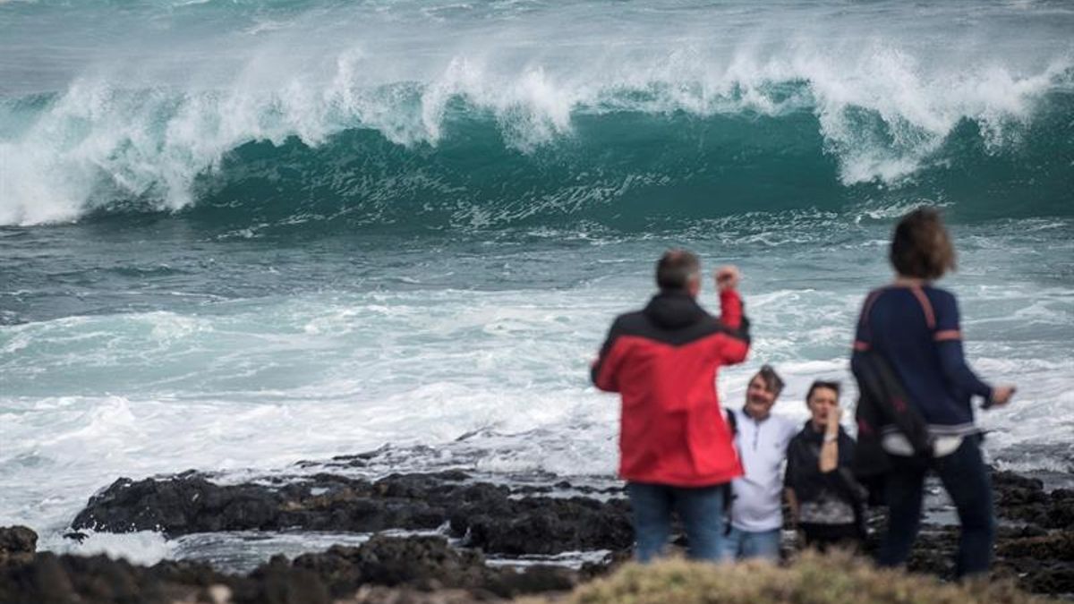 Fotogalería | Fuerte oleaje en Canarias