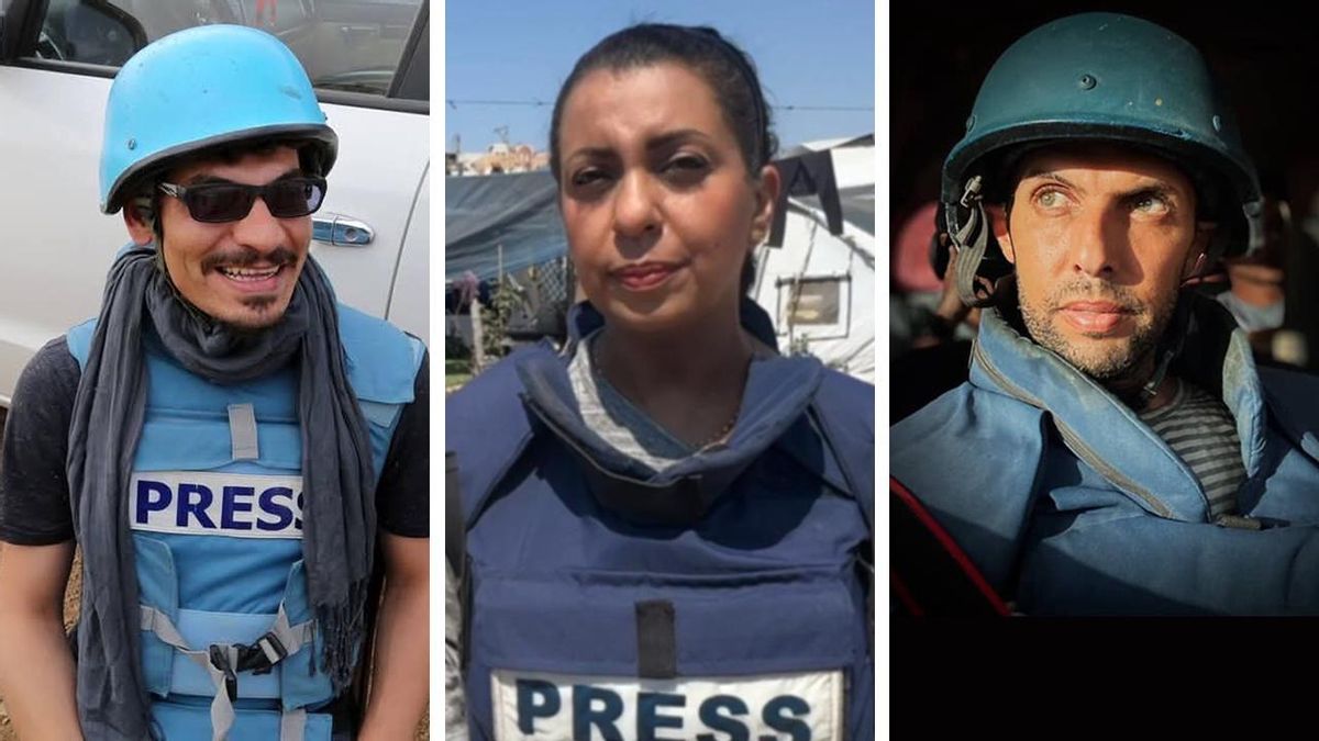 De izquierda a derecha: Monzer Al Sherafi, Wissam Yassin y Mohammed Asad.