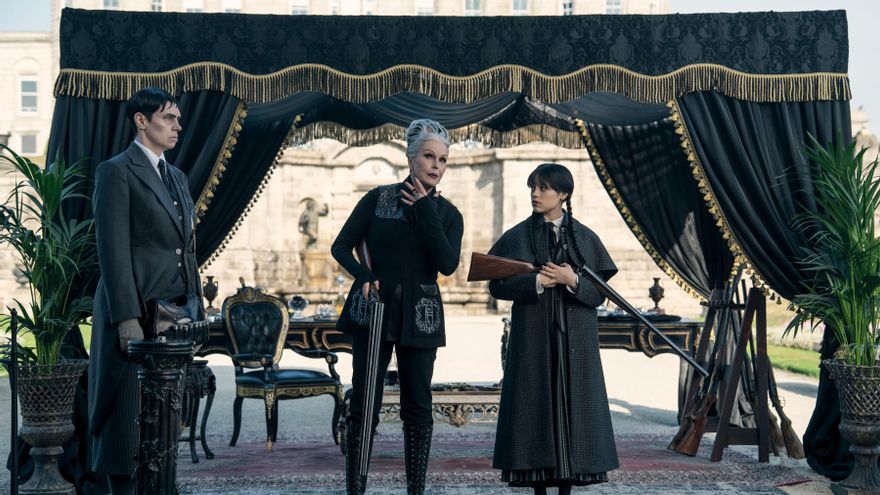 Imagen promocional del final de la segunda temporada de 'Miércoles'