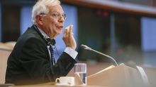 Examen de Josep Borrell ante la Eurocámara, el 7 de octubre de 2019.