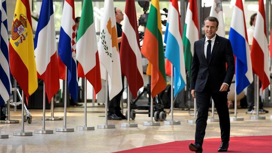 Macron: "Hemos logrado un solución europea" sobre inmigración