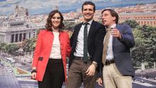 Casado presenta a Ayuso y Almeida, tándem electoral en Madrid, como dos "pata negra" para defender las esencias del PP.