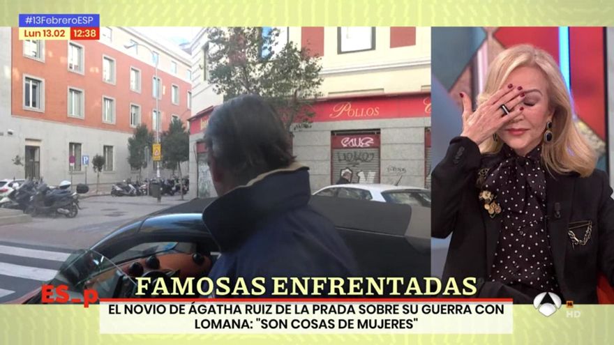 Carmen Lomana, en shock en el plató de 'Espejo Público'