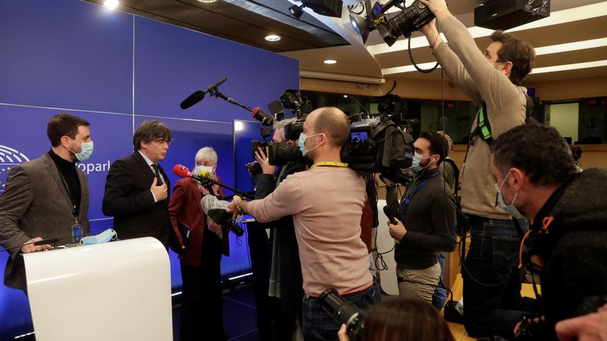 La intrahistoria del suplicatorio de Puigdemont en el Parlamento Europeo