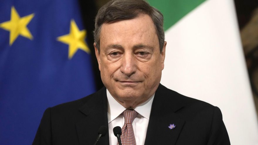 Mario Draghi vuela a Argelia para acordar más gas contra la dependencia rusa EFE/EPA/Gregorio Borgia / AP POOL/Archivo