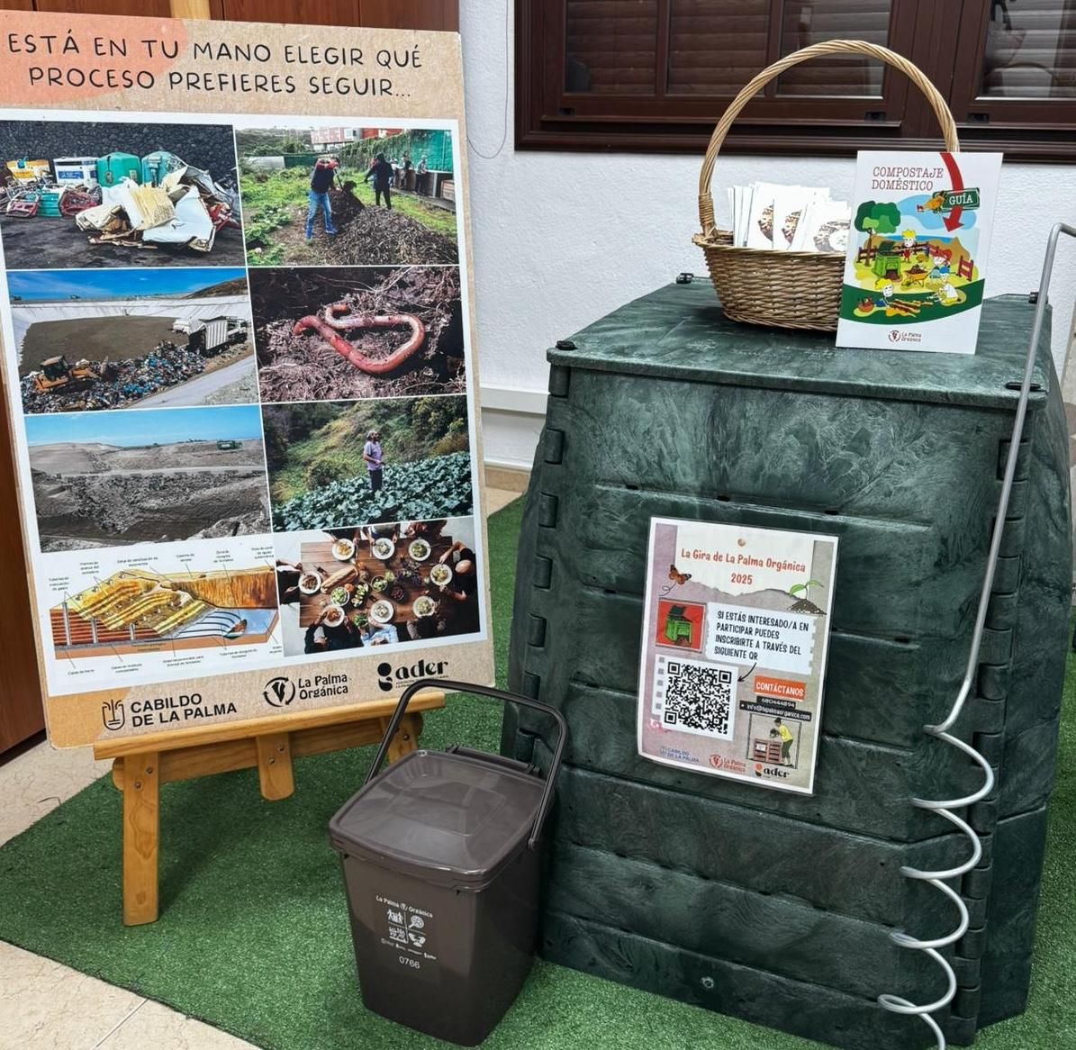 Arranca ‘La Gira de La Palma Orgánica 2025’ para fomentar el compostaje en los 14 municipios.
