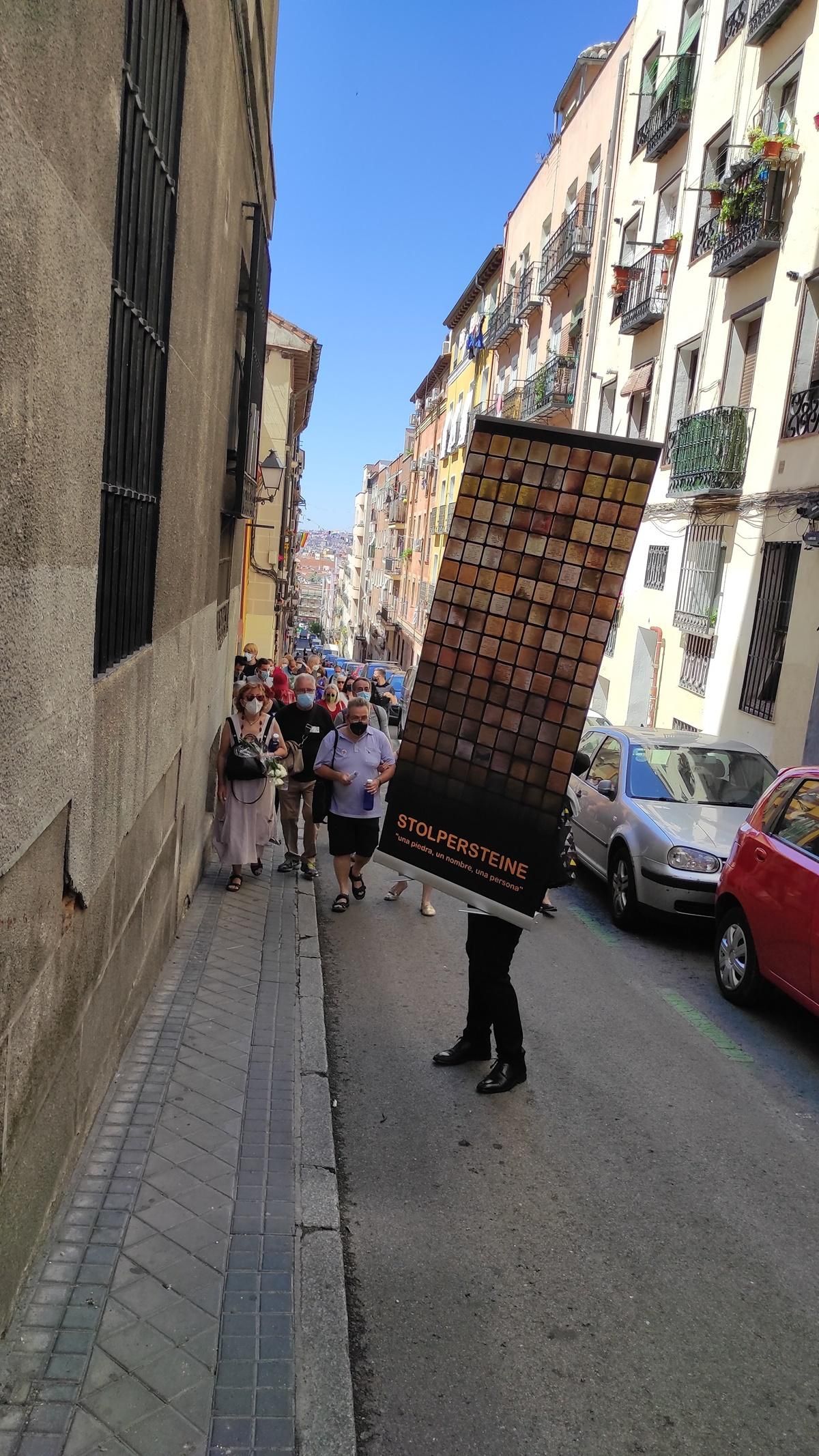 Quince 'stolpersteine' en Centro luchan contra la desmemoria