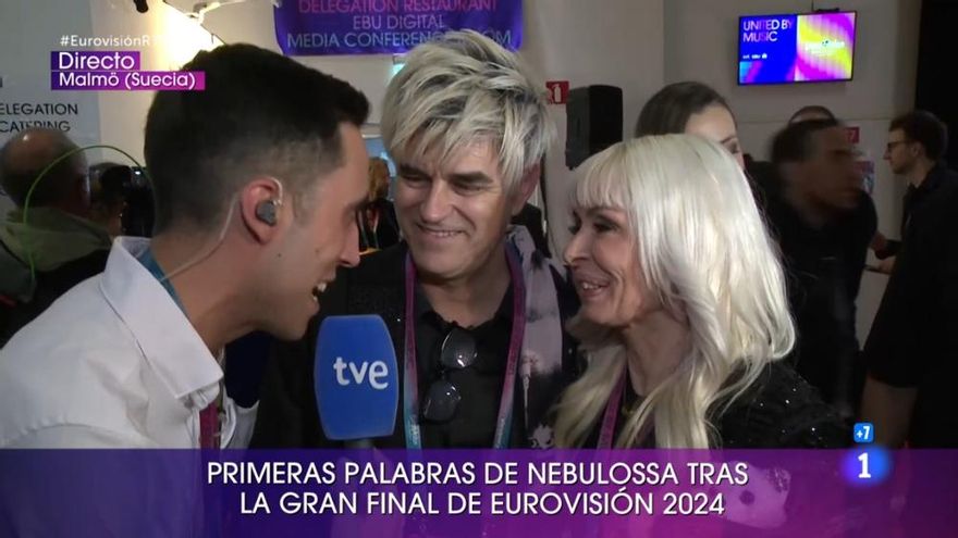 Nebulossa, tras la final de Eurovisión 2024: "Estamos felices, lo que pretendíamos era que la actuación saliese bien"