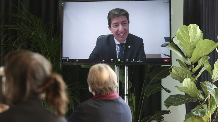 Juan Marín, vicepresidente y consejero de Turismo, Regeneración, Justicia y Administración Local de la Junta de Andalucía