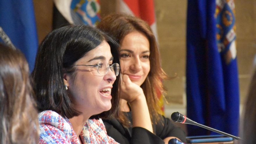 La ministra de Sanidad Carolina Darias preside su último Consejo Interterritorial, junto a la secretaria de Estado de Sanidad Silvia Calzón