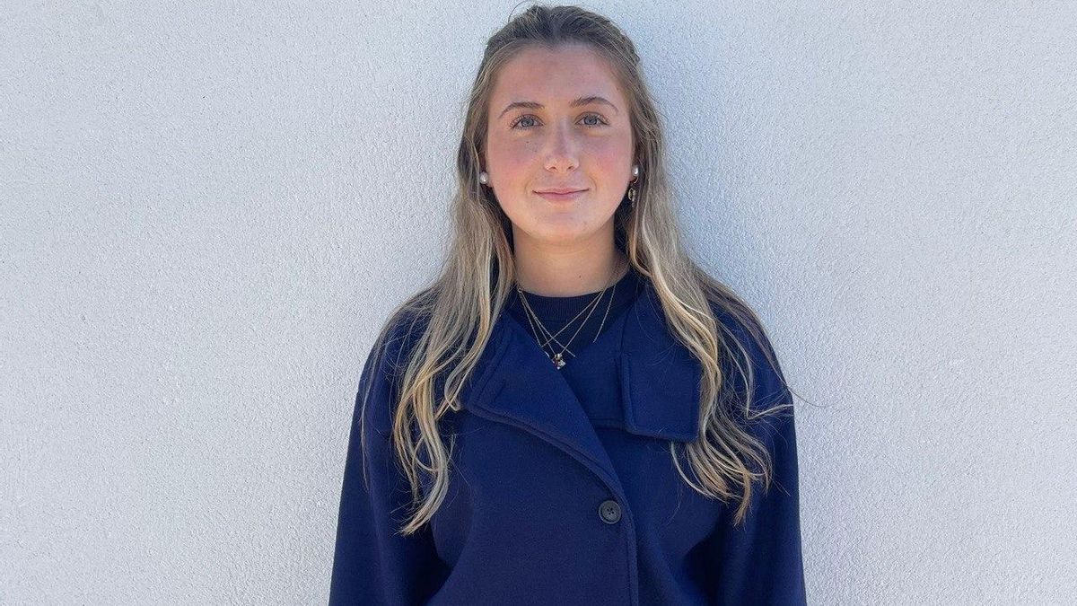 África Carrera, estudiante de FP en Madrid.