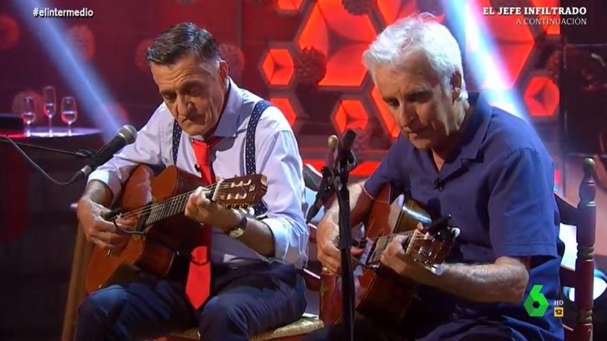'El Intermedio' se puso flamenco para cerrar su temporada con actuación de Wyoming y Kiko Veneno