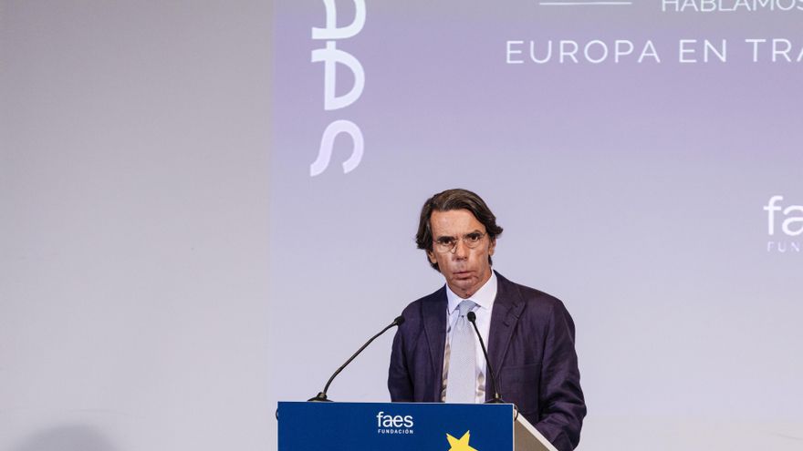 Aznar considera que la amnistía sería "un acto contra los cimientos de España" y acusa al Gobierno de "autocrático"