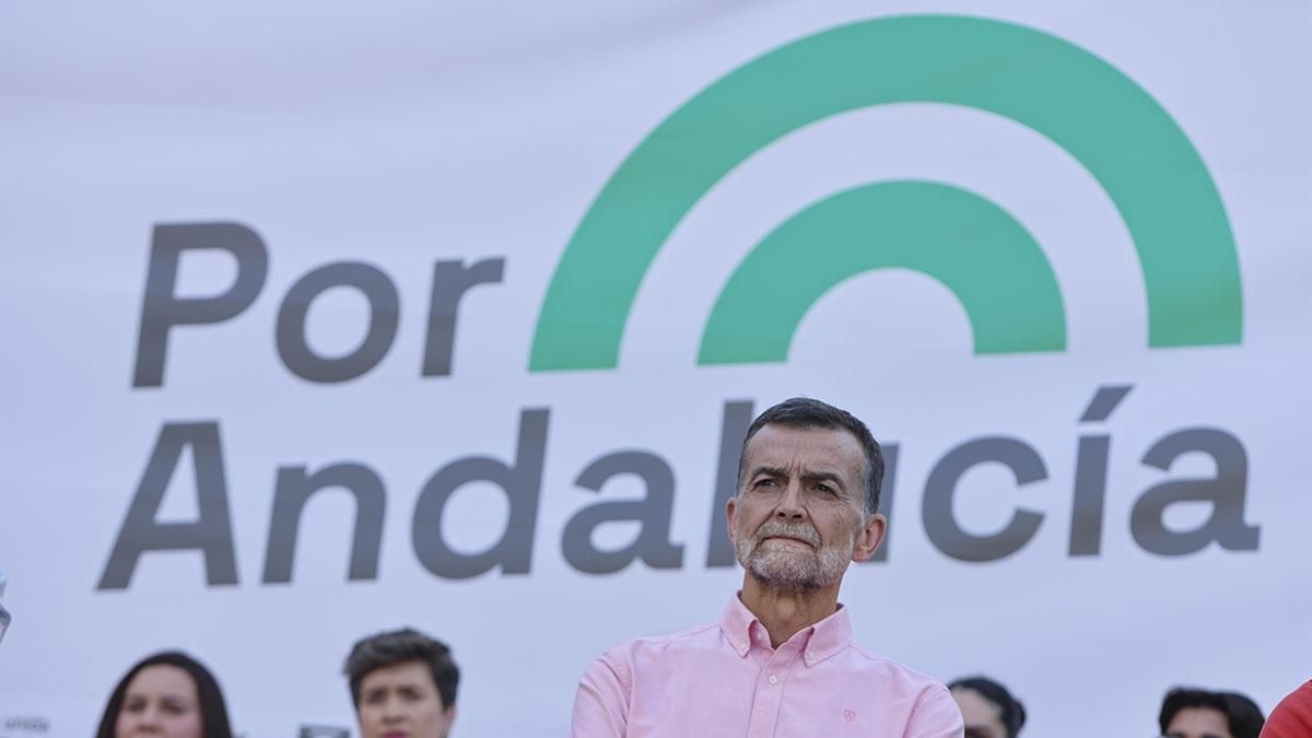 Mitin de Por Andalucía en la plaza de la Juventud de Córdoba