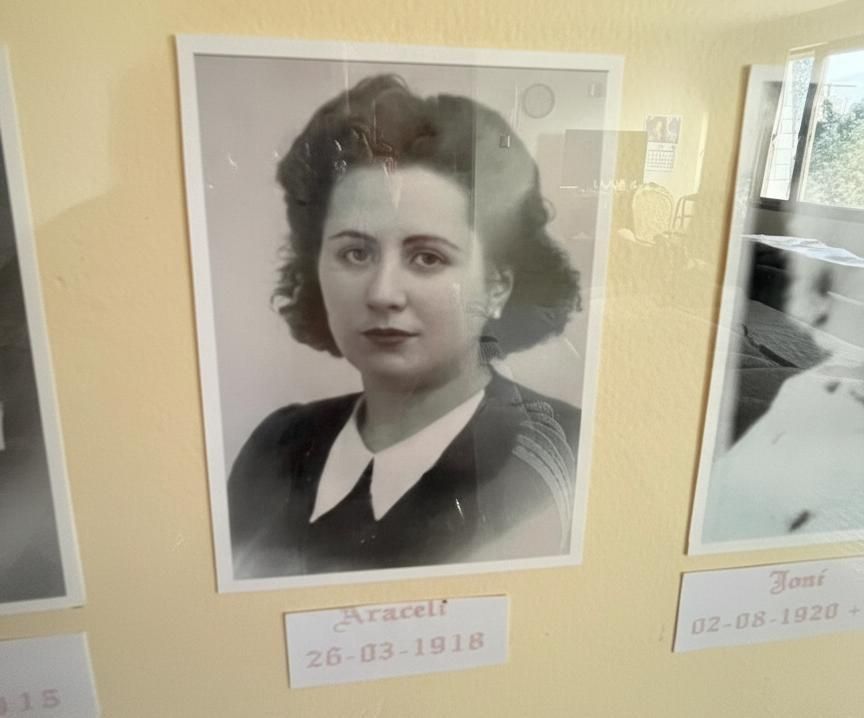 Araceli López de joven.