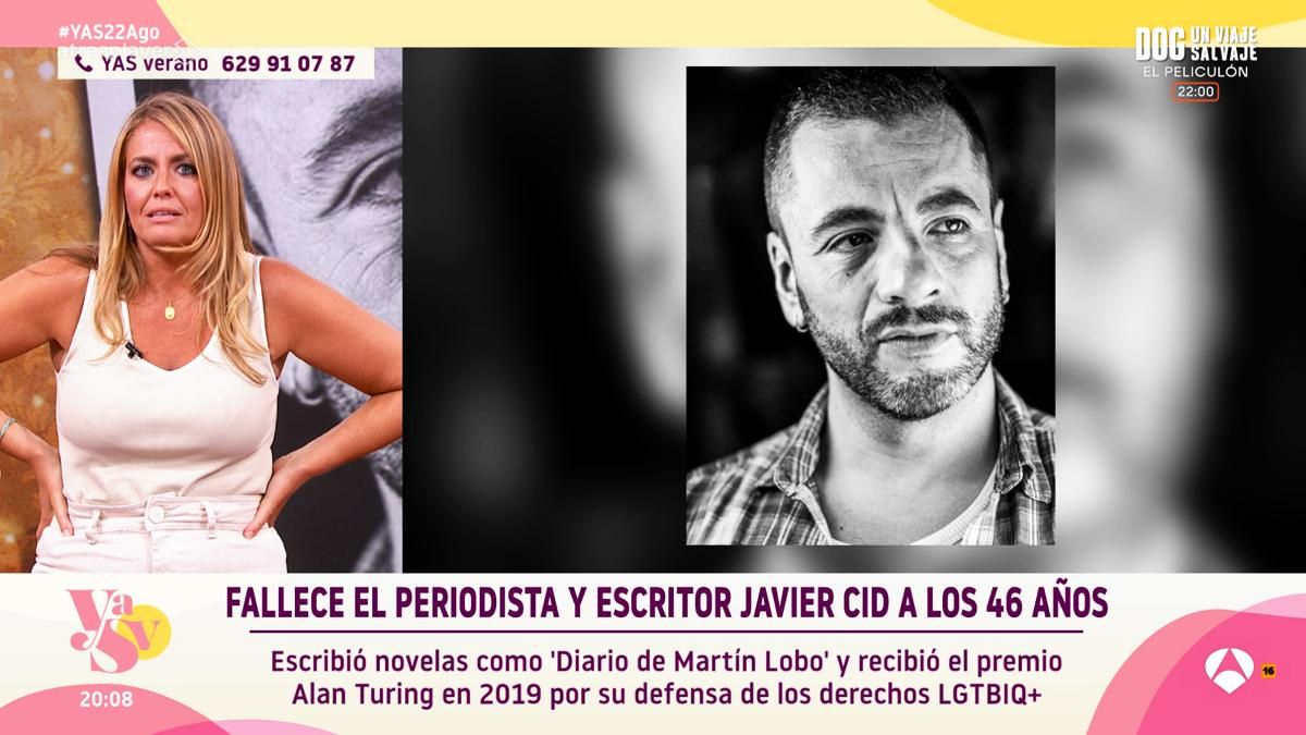 Pepa Romero anuncia la muerte de Javier Cid, colaborador de 'Y ahora Sonsoles'