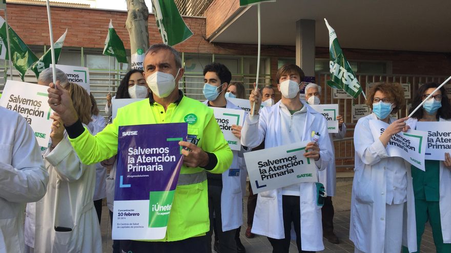 Concentración de enfermeras y fisioterapeutas en Ciudad Real