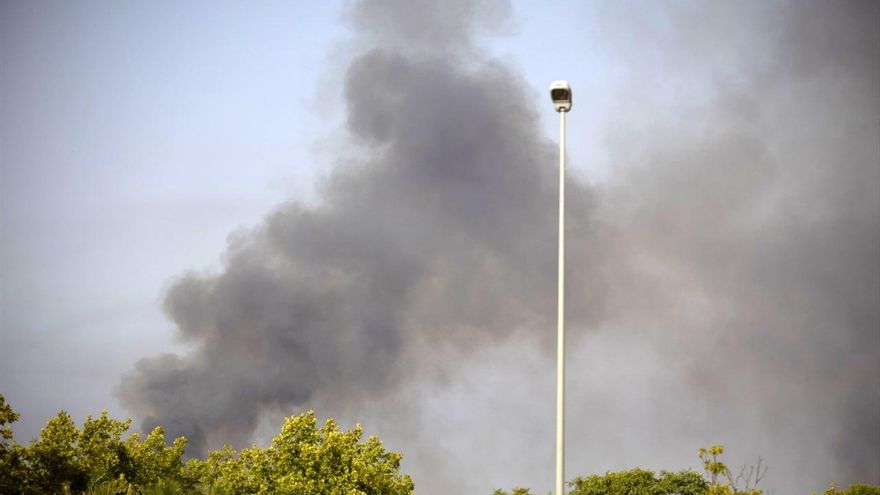 Imágenes del incendio de El Cerro de Andévalo.