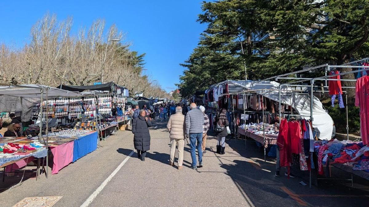 El rastro de León, esta mañana