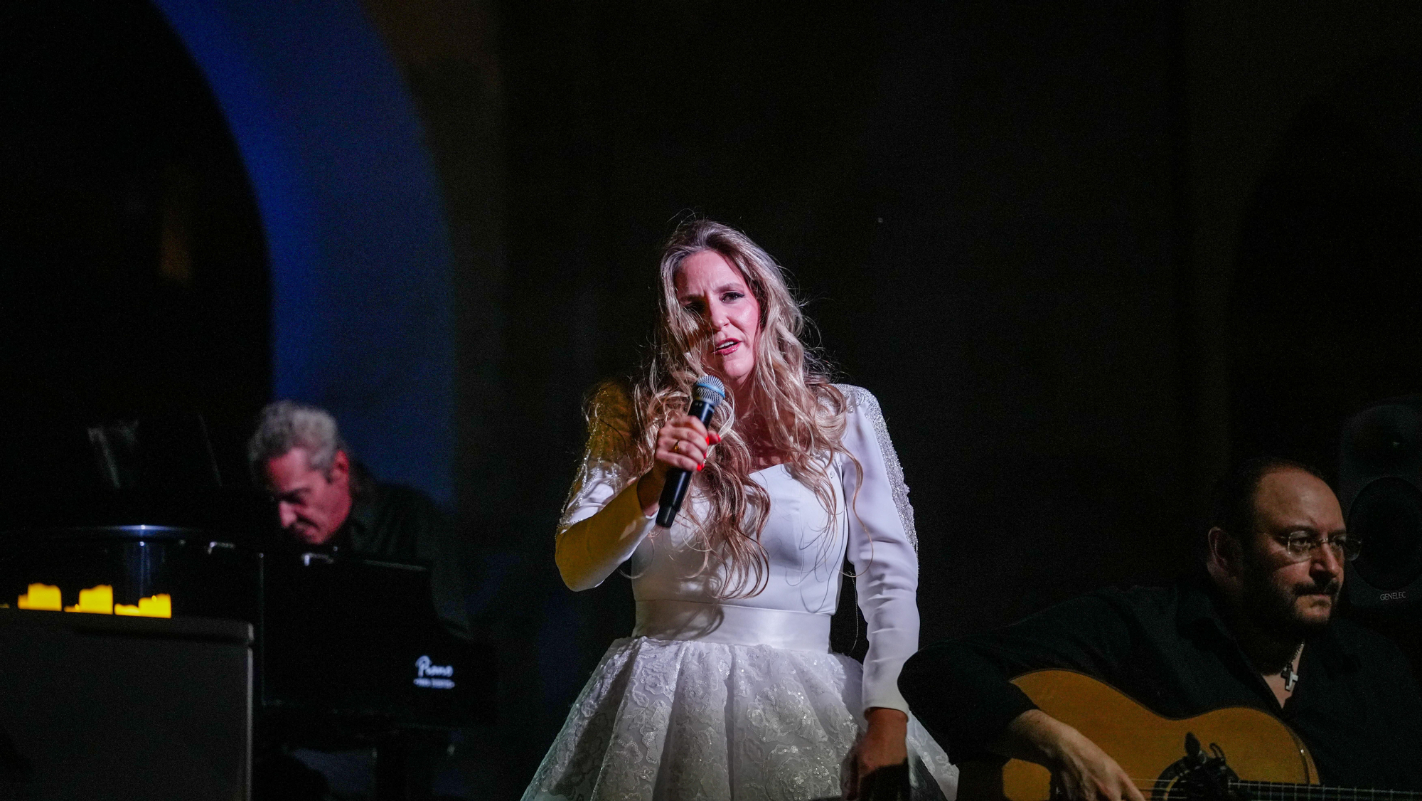 El concierto de María Toledo en el Patio de los Naranjos en la Noche Blanca del flamenco