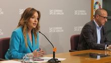 Maru Díaz durante la rueda de prensa