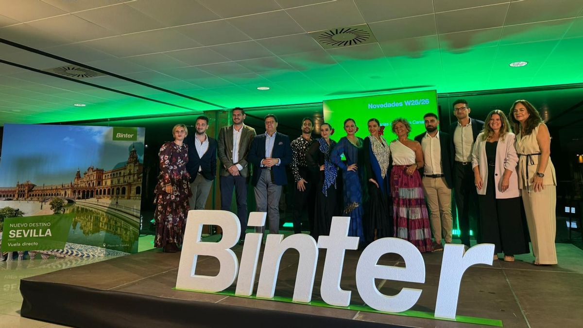 Presentación  a los agentes de viajes canarios las principales novedades de la temporada de Binter.
