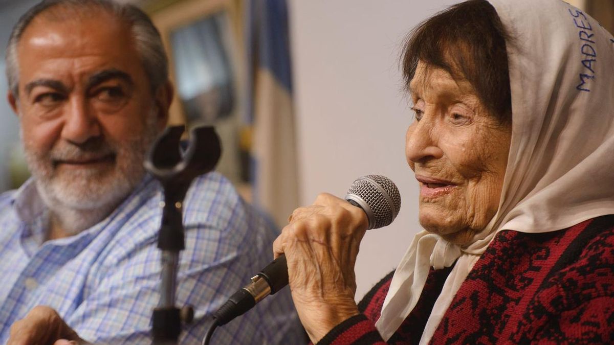 Taty Almeida protagonizó ayer en la CGT el lanzamiento de la muestra permanente en la ex ESMA sobre la resistencia obrera durante la dictadura.