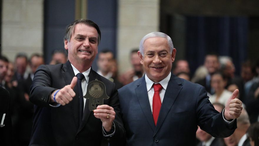 Bolsonaro dice adiós a su "amigo" Netanyahu y promete seguir junto a Israel