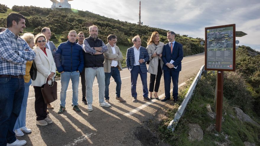 Inauguración de las sendas entre Peña Cabarga y Liérganes, Penagos, Medio Cudeyo y Villaescusa