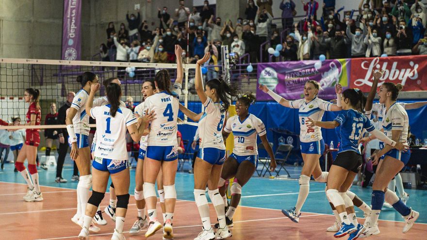 El Tenerife La Laguna hace historia y se cuela en la final de la CEV Challenge Cup