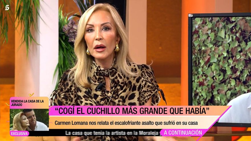 Carmen Lomana advirtió a 'Fiesta': "Espero que no lo pongáis, no he venido a tener líos"