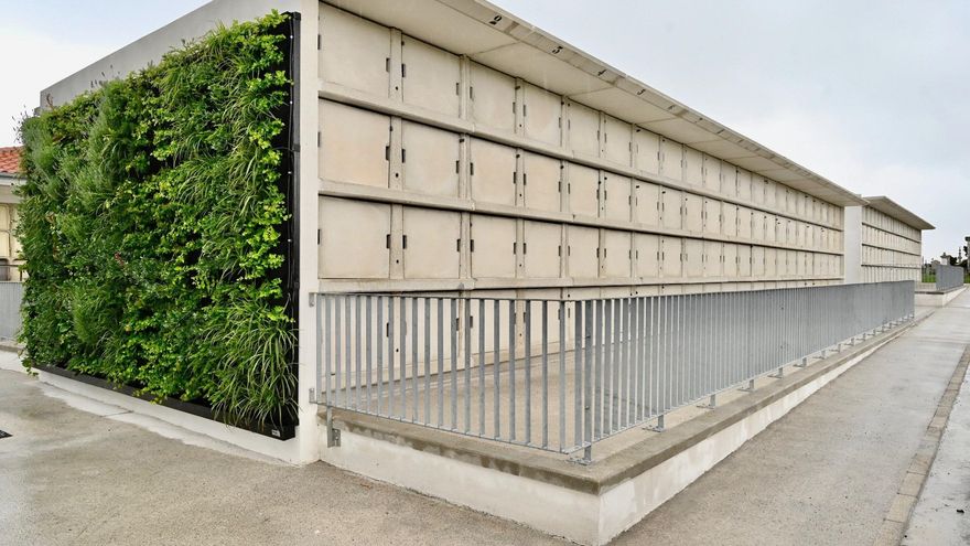 Nuevos nichos del cementerio de Ciriego en Santander