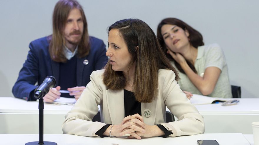 La secretaria general de Podemos y ministra de Derechos Sociales y Agenda 2030, Ione Belarra, en una imagen de archivo