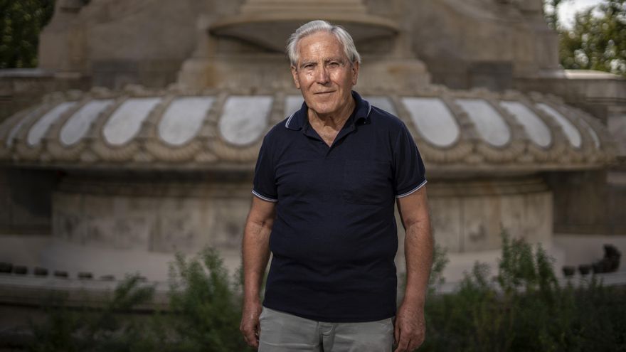 Francisco Muñoz, de 74 años, vive en una residencia desde hace diez años.