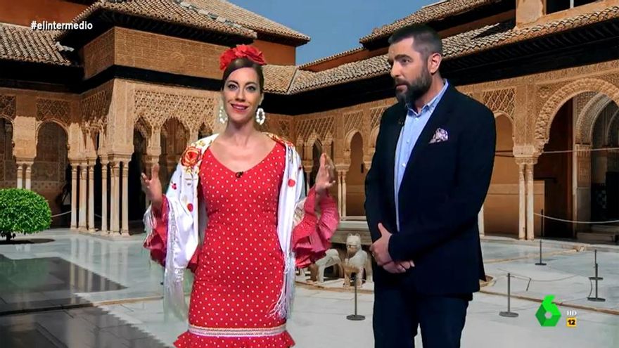 'El Intermedio' parodia la campaña de Macarena Olona en Andalucía junto a Álvaro Zancajo