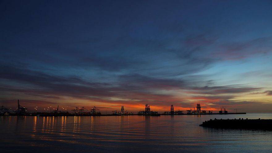 Amanecer en Las Palmas de Gran Canaria durante el estado de alarma.
