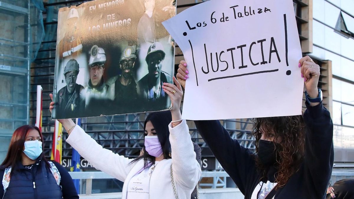 Familiares de los mineros muertos en La Vasco ven "denigrante" e "incomprensible" la sentencia absolutoria