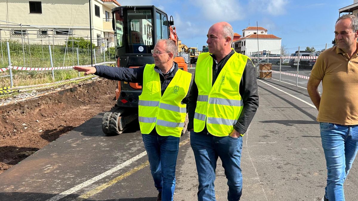 El Cabildo transforma la vía principal del núcleo urbano de Puntallana con el Fondo de Desarrollo Local