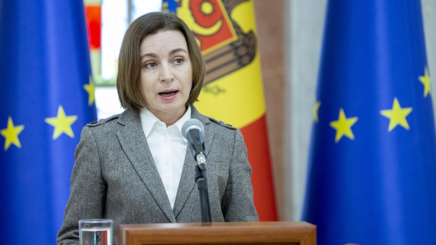 La presidenta de Moldavia, Maia Sandu, en foto de archivo. EFE/EPA/DUMITRU DORU