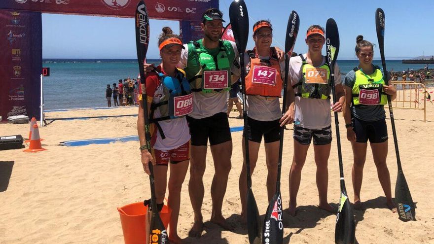 Dos platas para el Real Club Náutico de Gran Canaria en el Mundial de Kayak de Mar