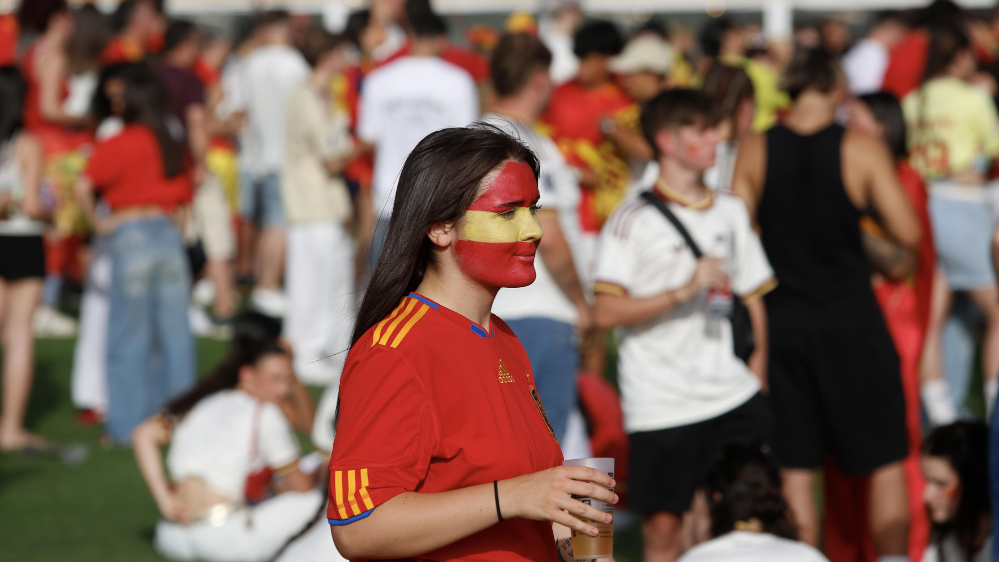Afición de la selección española en el Córdoba Live