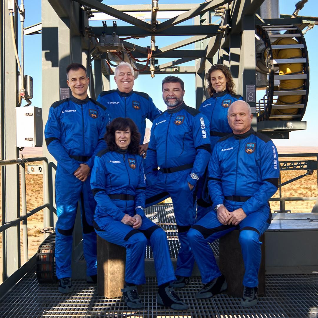 Tripulación de la misión NS-38 de Blue Origin