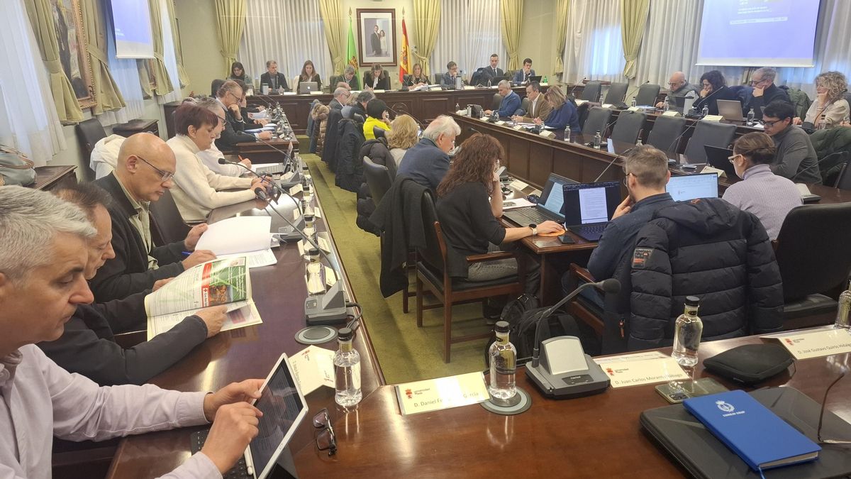 Celebración del Consejo de Gobierno de la Universidad de León.